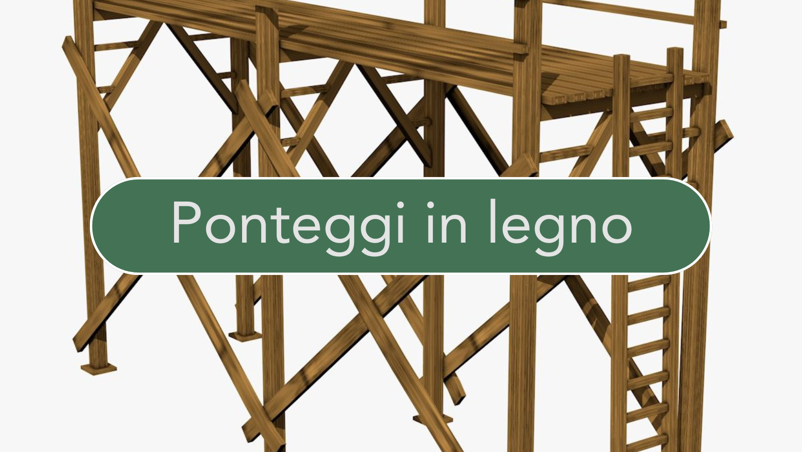 Ponteggi legno